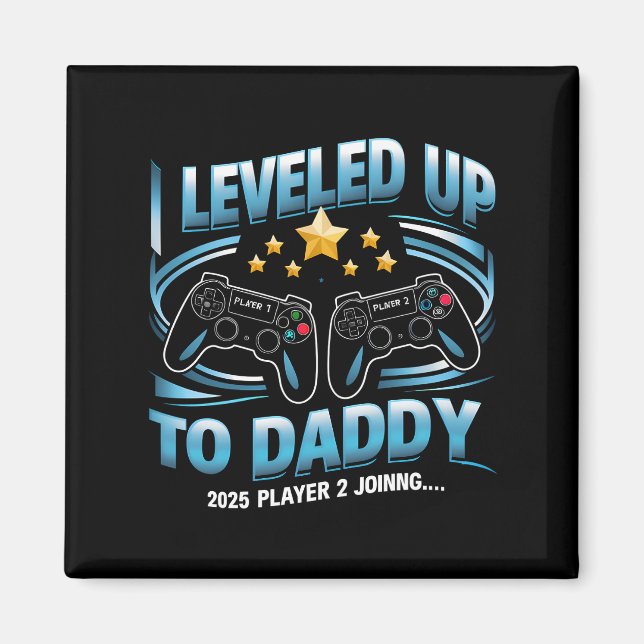 Jag Uppgraderade Till Pappa 2025 Roligt Snart Bliv Magnet (Framsidan)