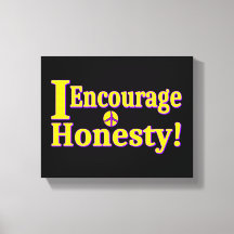"Jag uppmuntrar ärlighet!" Cute Design. Köp nu