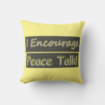 "Jag uppmuntrar fredssamtal!" Cute Design. Köp nu
