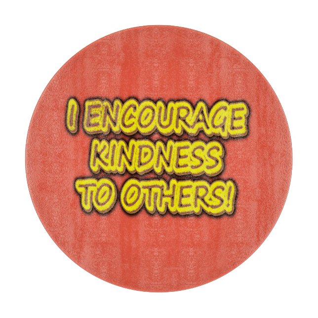 "JAG UPPMUNTRAR KINDNESS TILL ANDRA!" Cute Design. (Framsidan)