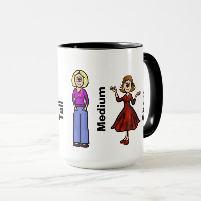 Jag uppskattar kvinnornas könsstympning, medelålde mugg (Framsida höger)