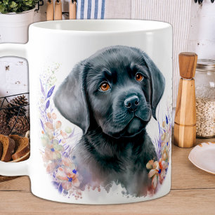 Jag uppskattar Little Sak - Black Labrador Kaffemugg
