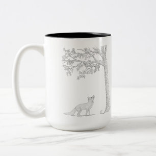 Jag upptäcker ekorren Tvåtons kaffemugg