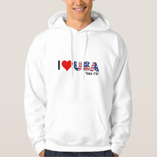Jag ❤️ USA - sedan 1776 Hoodie