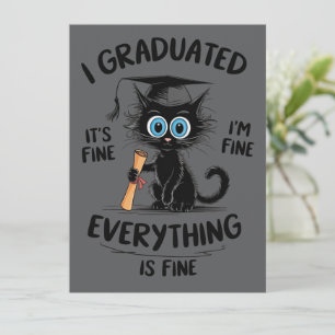 Jag Utexaminerades Det är Bra Jag är Bra Allting ä Inbjudningar