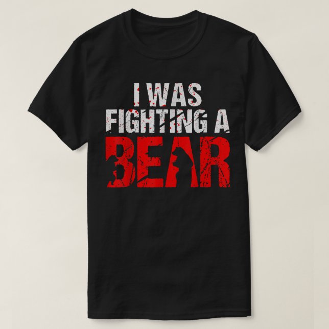 Jag utkämpade björn t shirt (Design framsida)