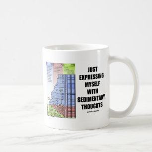 Jag uttrycker mig bara med sömniga tankar kaffemugg