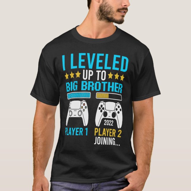 Jag utvecklade upp till Big Bro Gamer Apparel New  T Shirt (Framsida)