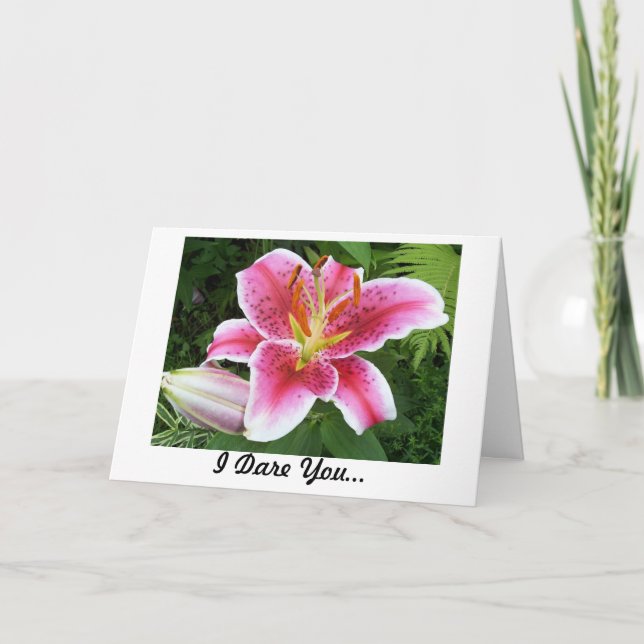Jag vågar dig för att älska mig kort (Framsida)