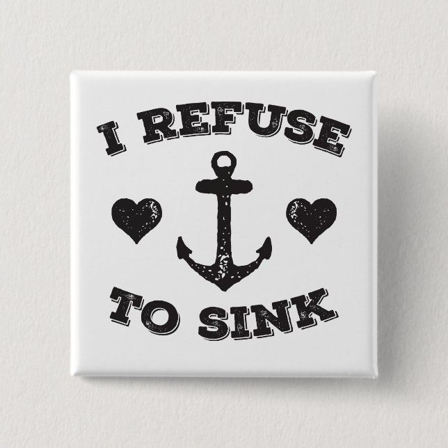 Jag vägrar att blinka knapp (Framsida)