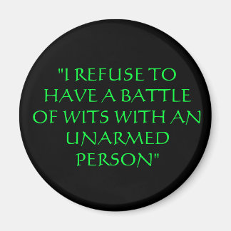 "JAG VÄGRAR ATT HA EN BATTLE MED OBEARBETAT MAGNET