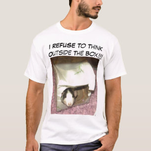 JAG VÄGRAR för att tänka yttersidan den roliga T-shirt