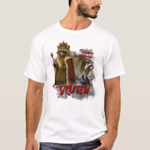 Jag vägrar tolerera Gluten meme rolig t-shirt
