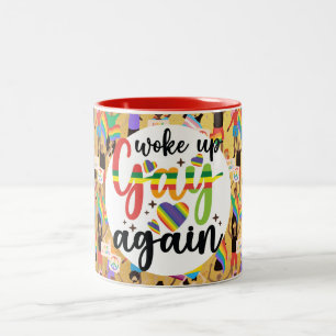 Jag vaknade igen, GULD EDITION Pride Två-Tonad Mugg