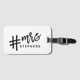 Jag vaknade upp som den här #gifta! MRS Bagagebricka