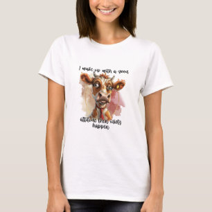 Jag vaknar upp med en Bra attityd, så händer det a T Shirt