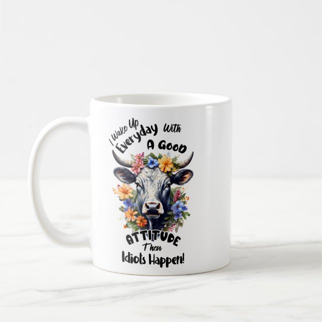 Jag vaknar varje dag kaffemugg (Vänster)