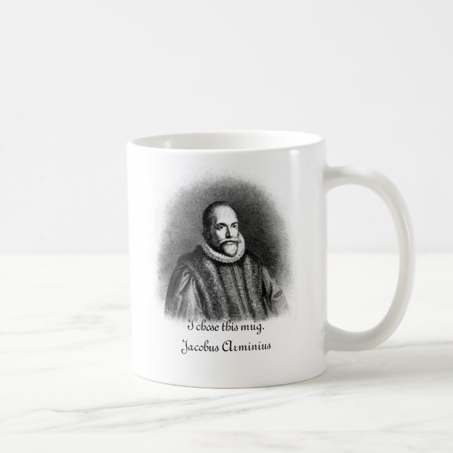 Jag valde denna mugg. Jacobus Arminius Kaffemugg (Höger)