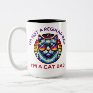 Jag valde inte Cat Pappa liv för kattlivet Pappa. Två-Tonad Mugg