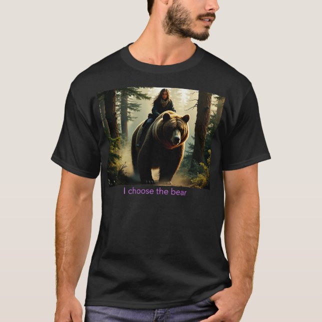 Jag väljer björnen 1 t shirt (Framsida)