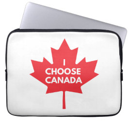 Jag väljer Canada Electronics Bag Laptop Fodral