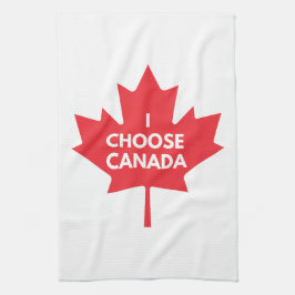 Jag väljer Canada Kitchen Tea Towel Kökshandduk