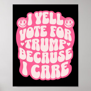 Jag väljer den roliga brottslingen Trump patriot r Poster