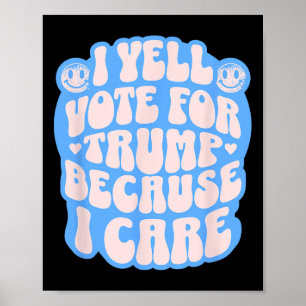Jag väljer den roliga brottslingen Trump patriot r Poster