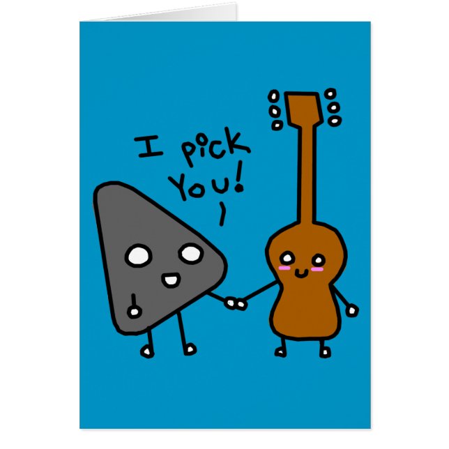 Jag väljer dig! hälsningskort (Framsidan)