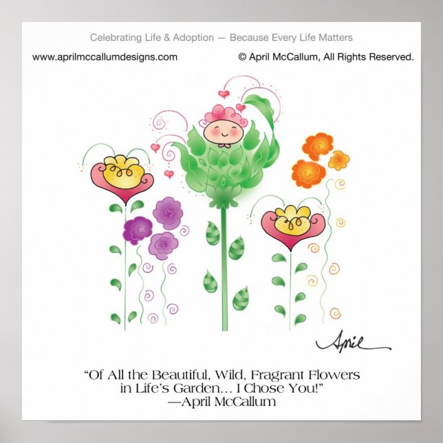 JAG VÄLJER DIG! Poster av April McCallum (Framsidan)