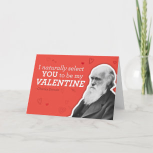 Jag väljer dig självfallet att bli min Valentine - Helgkort