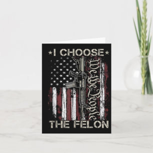 Jag väljer Felons fantastiska trump 2024 Omröstnin Kort