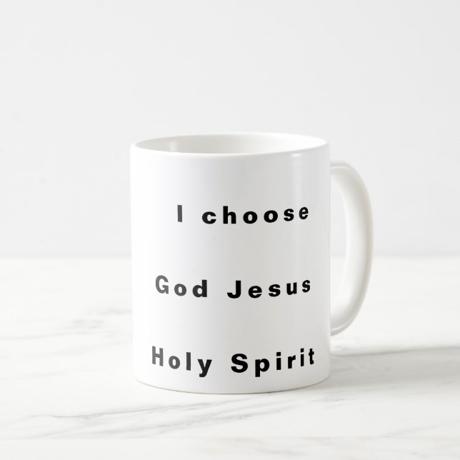 Jag väljer Jesus Heliga Spirit Mugg (Framsida höger)