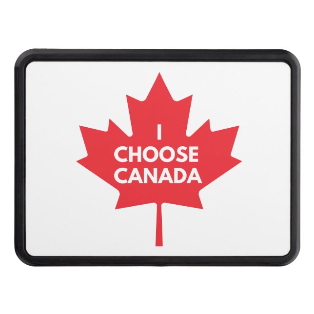 Jag väljer Kanada Hitch Cover Dragkroksskydd (Framsidan)