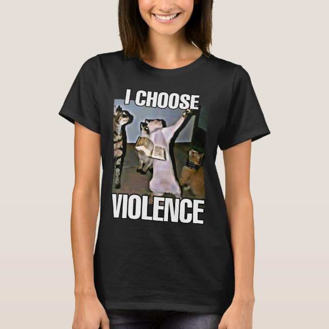 Jag väljer kvinnor i våldskattemän t shirt (Framsida)
