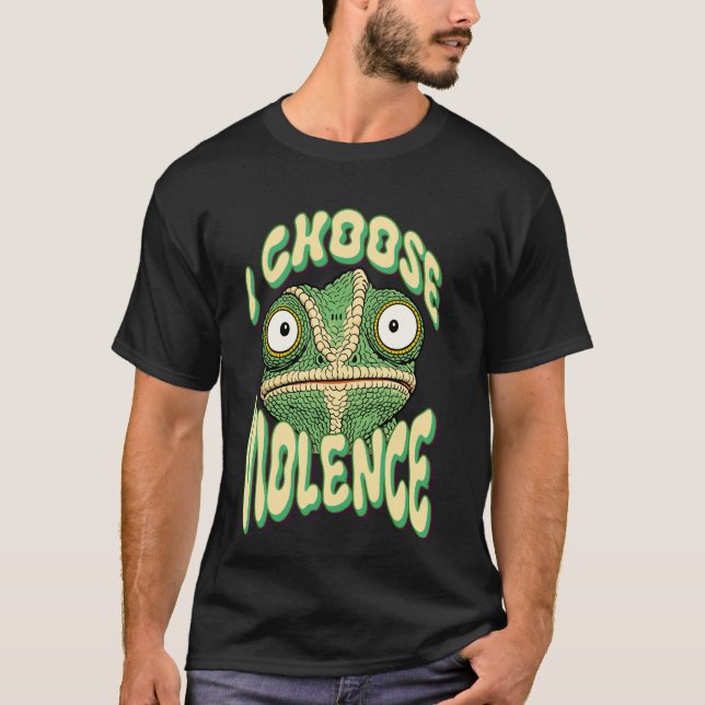 Jag väljer våld t shirt (Framsida)