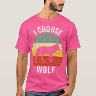Jag väljer varg t shirt
