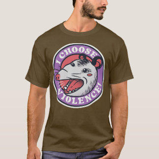 Jag väljer Violence Skunk Opossum av Tobe Fonseca T Shirt