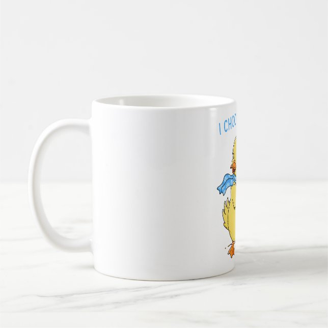 Jag väljer Violin Kaffemugg (Vänster)