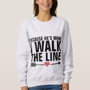 JAG VALKAR LINJEN, frun eller flickvän T-Shirts