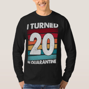 Jag vände 20 i karantän 2020 20 år gammal 20 år B T Shirt