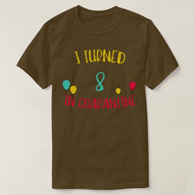Jag vände 8 tum t shirt (Design framsida)