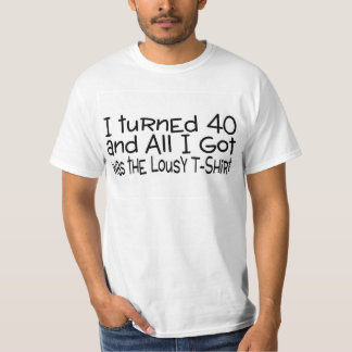 Jag vände nedlusad Tshirt 40 Tee