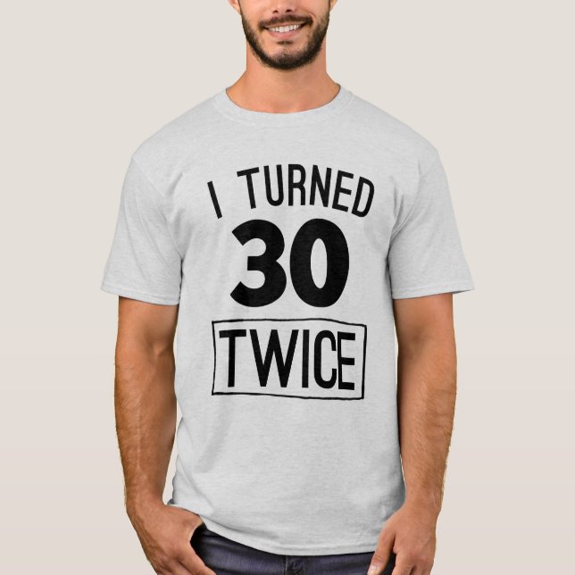 Jag vände två gånger den roliga 60th skjortan 1958 t-shirt (Framsida)