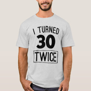 Jag vände två gånger den roliga 60th skjortan 1 tröja