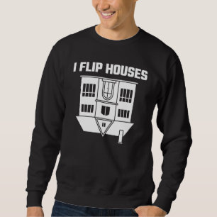Jag vänder hus lång ärmad tröja