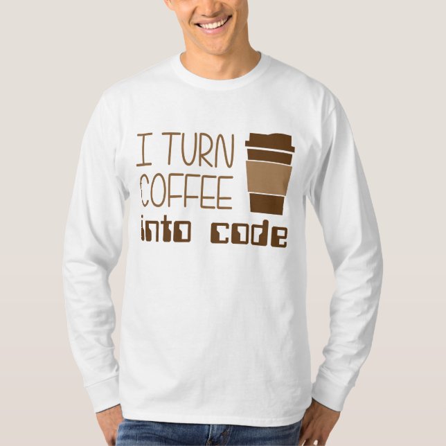 Jag vänder kaffe in i att programmera kodifierar tee (Framsida)