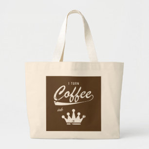 Jag vänder kaffet till KOM:er Jumbo Tygkasse