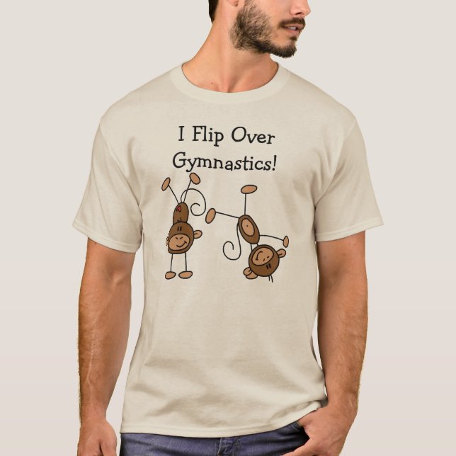 Jag Vänder Mig Över Gymnastik T-shirt (Framsida)
