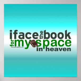 Jag vänder mot boken för Myspace Poster